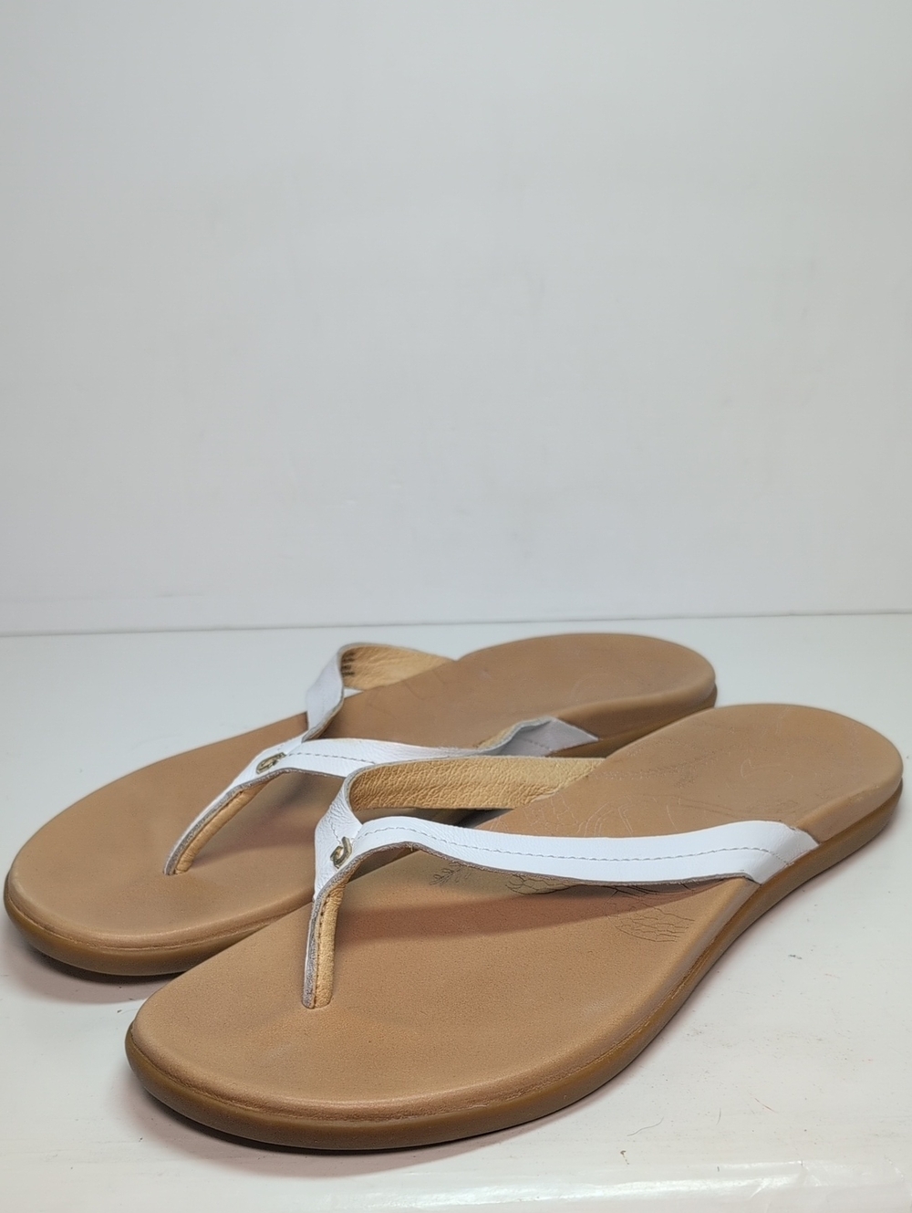 Olukai Honu Turtle flip flop woman's sandals size 10 EU 40 - Picture 3 of 14